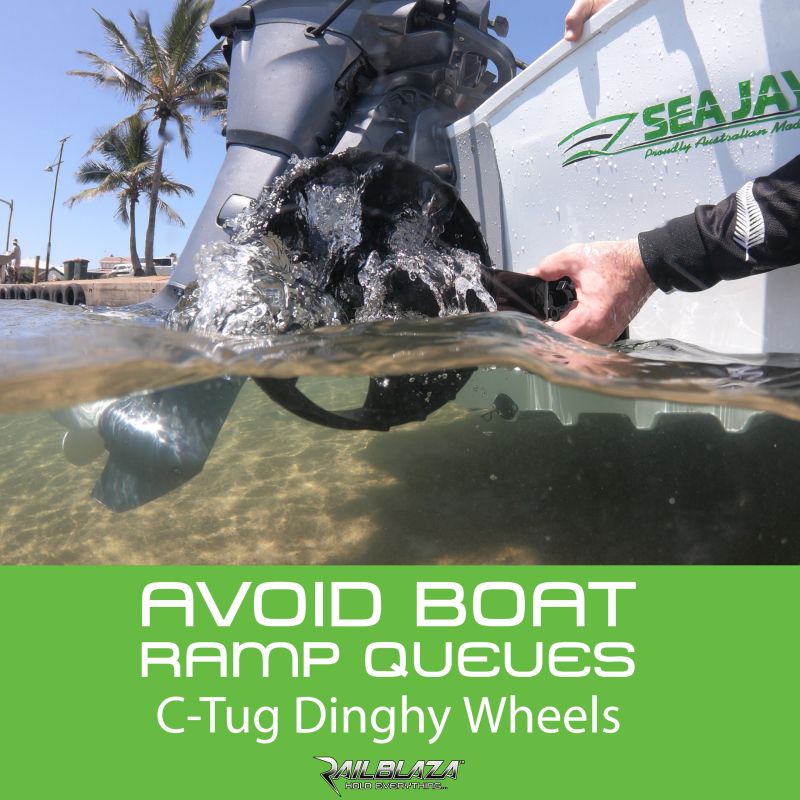 How To Avoid Boat Ramp Queues with C-Tug Dinghy Wheels