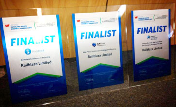 RAILBLAZA Wins "Best Emerging Business Award"