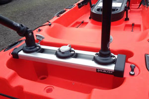 Fitting RAILBLAZA to the Ocean Kayak Prowler 4.7 & 4.3 Ultra tankwell area without drilling any holes