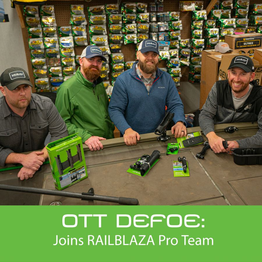 RAILBLAZA Announce Its Official Sponsorship of Pro Angler Ott DeFoe