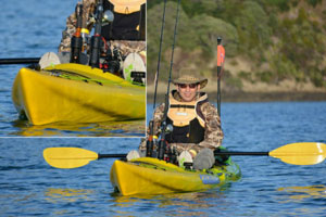 Positioning your adjustable RAILBLAZA Rod Holder II for trolling lures