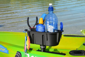 Keeping tackle organised on your kayak with StowPod by RAILBLAZA