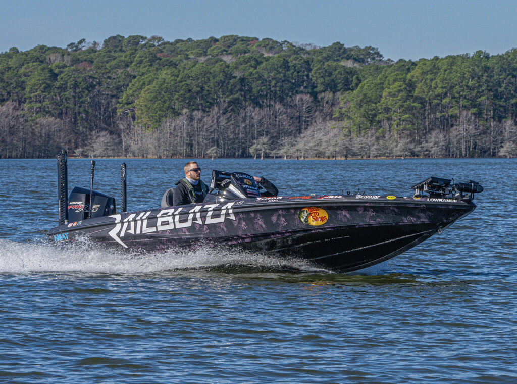 Bradley Roy's RAILBLAZA Wrapped Boat